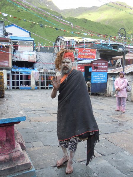 Sadhu/Bhairagi  lives around the temple
