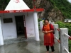 Temple by the side of Land slide. Shiva was watching it